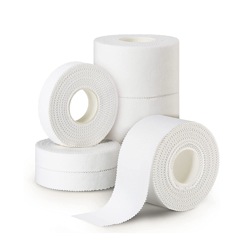 Atletische witte vinger sport katoenen tape voor trainers boksen voetbal klimmen