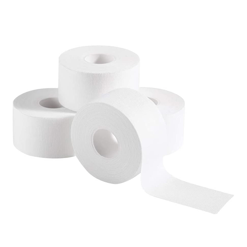 Comfortabele sportwitte katoenen tape voor atleten