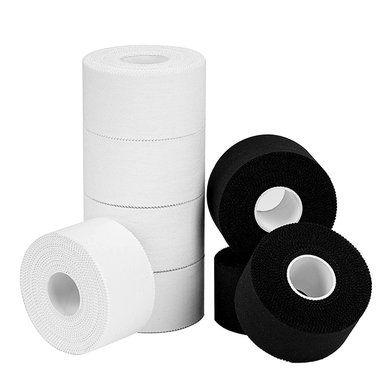 Witte atletische EHBO -sporttape voor boksen