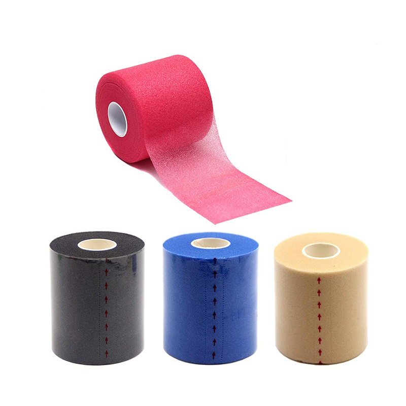 Wikkel sportschuimtape voor atleten