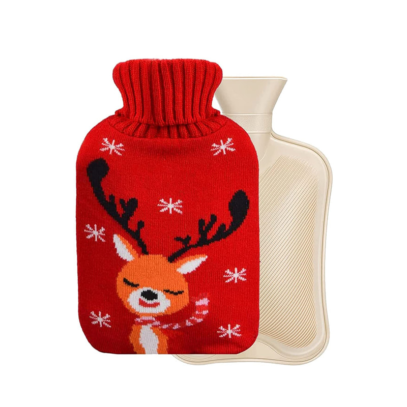 Promotioneel kerstcadeau BS Kwaliteit warmwatertas om krampen te verlichten 