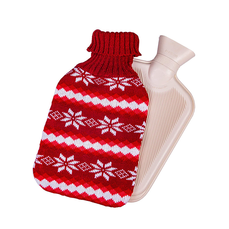 Kerstsneeuwvlok Winter warme watertas voor bed warmer