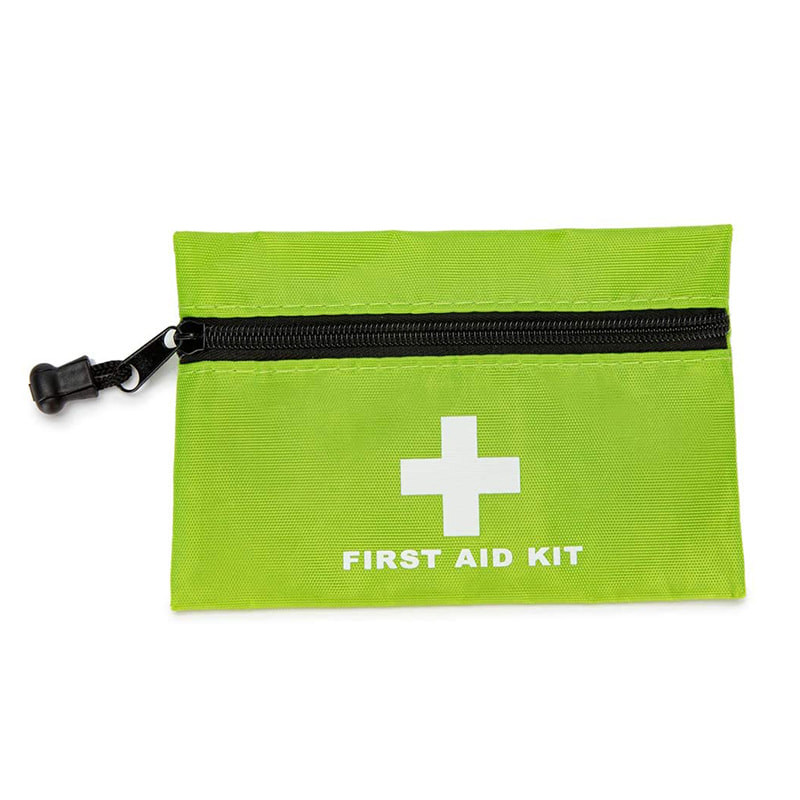 Groene lege EHBO -tas voor wandelcamping Cycling Travel Car 