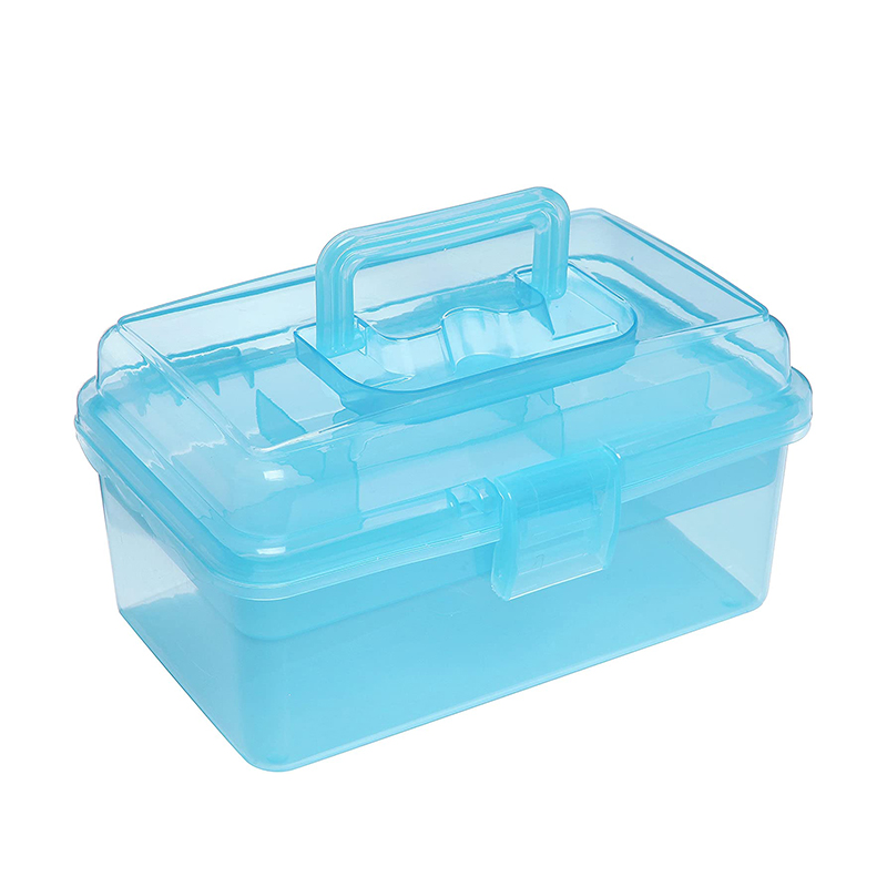 Draagbare plastic heldere eerste hulppast met handvat 