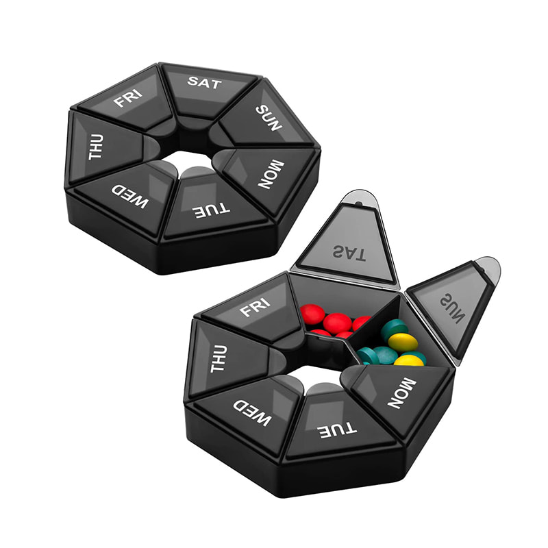 Portable extra grote wekelijkse pilorganisator voor geneeskunde 