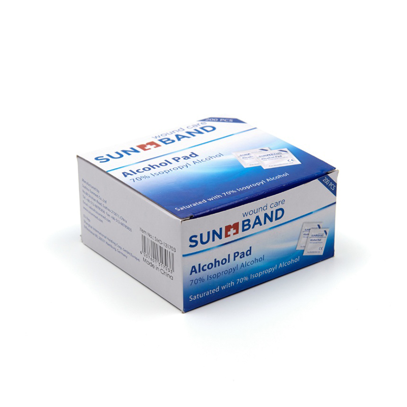 Medisch steriel katoenalcohol voor pad met 70% isopropyl 