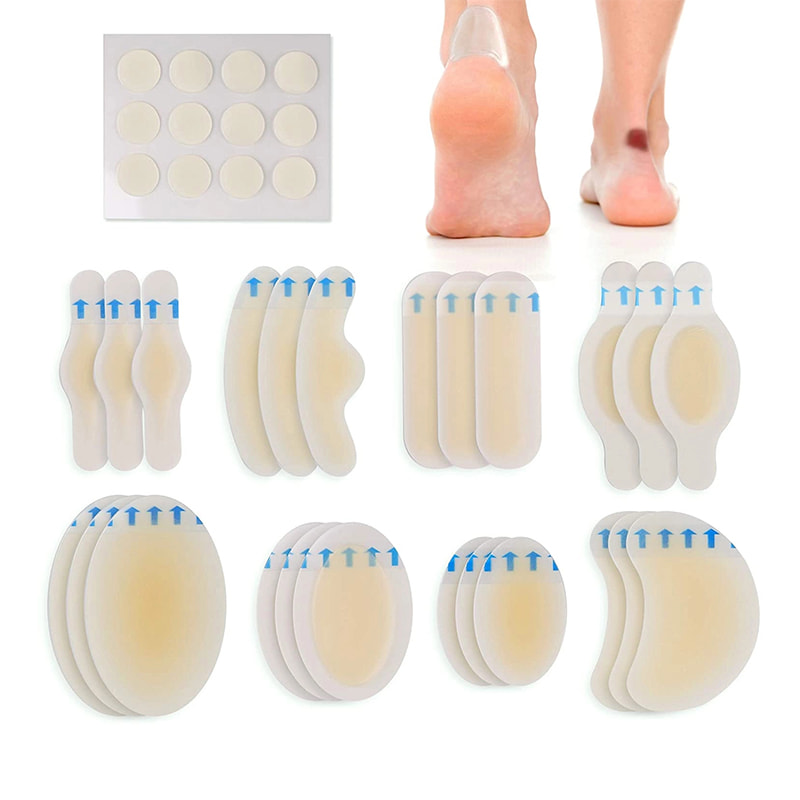 Diverse waterdichte lijmblister hydrocolloïde gips voor voet 
