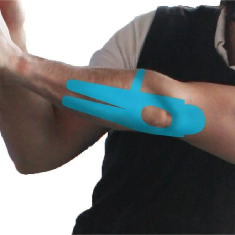 Kinesiology Tape elleboog voorgesneden ondersteuning